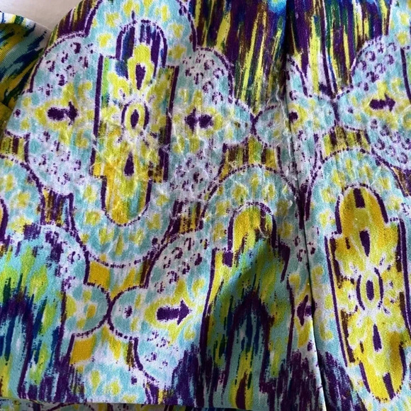 Cleo Petites/ Sleeveless maxi dress/ Vibrant summer colours/ Beading/  Size US S - Picture 10 of 10